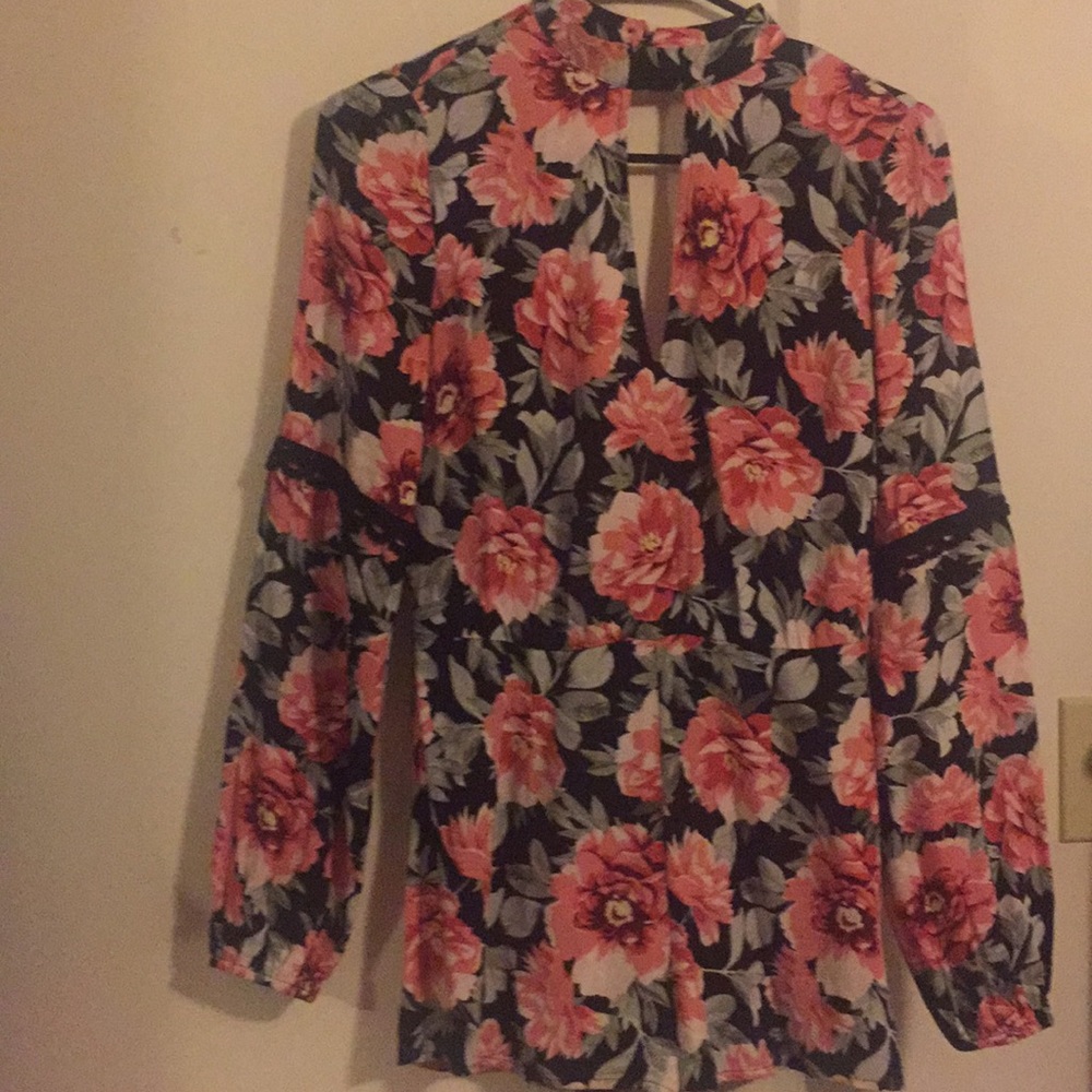 Floral romper sexy